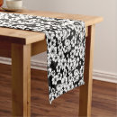 Search for black and white table runners Floral