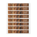 Search for wood look return address labels Wooden