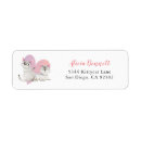 Search for twin return address labels Pink