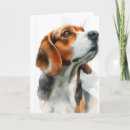 Search for beagle illustration cards Watercolor