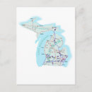 Search for michigan maps postcards America