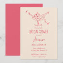 Search for martini hens party invitations Bride