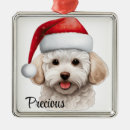 Search for bichon frise christmas tree decorations Cute