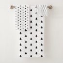 Search for black and white christmas bath towels Forest