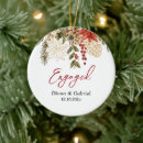 Search for flower christmas tree decorations Red