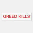 Search for greed bumper stickers Democrat