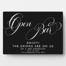 Search for open bar free drinks wedding signs Calligraphy