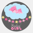 Search for cloud baby shower stickers Girl