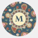 Search for oriental pattern stickers Red