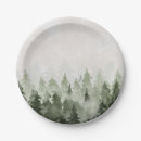 Search for pine trees paper plates Forest