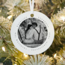 Search for husband and wife christmas tree decorations Black and white