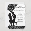 Search for paisley bridal shower invitations Black