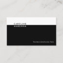 Search for simple black and white business cards Bold