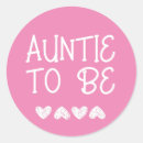 Search for auntie to be stickers Pink
