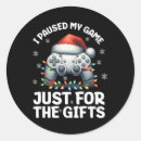 Search for video gamer stickers Merry christmas