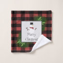 Search for country christmas bath towels Red