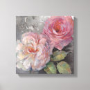 Search for pink floral canvas prints Grey