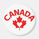 Search for canada magnets Red