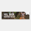 Search for deer bumper stickers Green