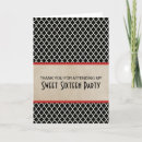 Search for sweet 16 thank you cards Elegant
