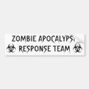 Search for zombies bumper stickers Biohazard