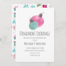 Search for ornament exchange invitations Festive
