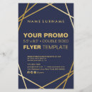 Search for geometric modern flyers Gold