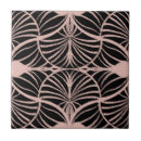 Search for pink art deco tiles Pink and black
