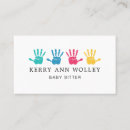 Search for child care business cards Nanny