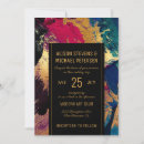 Search for red black gold wedding invitations Geometric