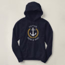 Search for navy blue and white hoodies Anchor