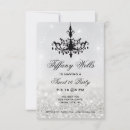 Search for chandelier sweet 16 invitations Glitter