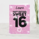 Search for sweet 16 birthday cards Girl