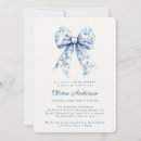 Search for blue floral baby shower invitations Botanical