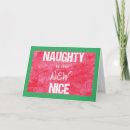 Search for naughty nice cards Santa's list
