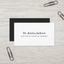 Search for doctor of physical therapy business cards Medical