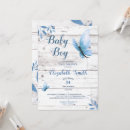 Search for watercolor butterfly invitations Boy