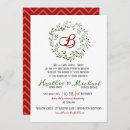 Search for mistletoe wedding invitations Rustic