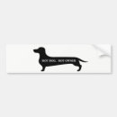 Search for funny dachshund bumper stickers Wiener dog
