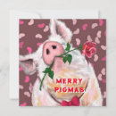 Search for funny pig christmas cards Piggy