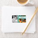 Search for love and thanks return address labels Bride