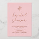 Search for dusty pink bridal shower invitations Spring summer fall