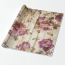 Search for vintage rose wrapping paper Retro