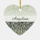 Search for zebra christmas tree decorations Green