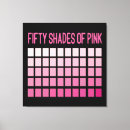 Search for fiftie canvas prints Pink