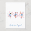 Search for cute ballerina postcards For her