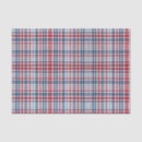 Search for blue white plaid tissue paper Vintage