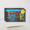 Search for jump invitations Indoor trampoline park party