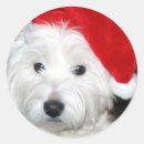 Search for westie stickers Santa
