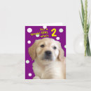 Search for cute 2nd birthday cards Animal